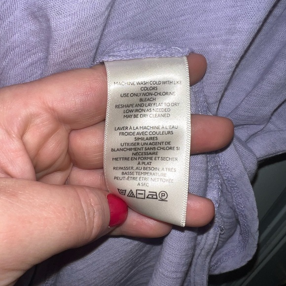 Anthropologie Pilcro Lavender Heritage Femme Tee - Picture 11 of 12